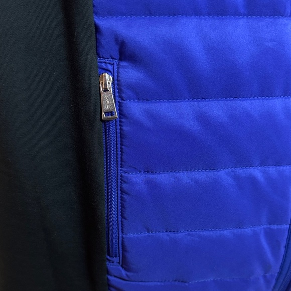 Lauren Ralph Lauren Active Royal Blue black Vest Women’s Medium Spring Layering - Picture 4 of 7